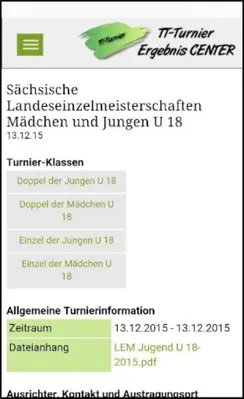 TT-Turnier ErgebnisCenter android App screenshot 12