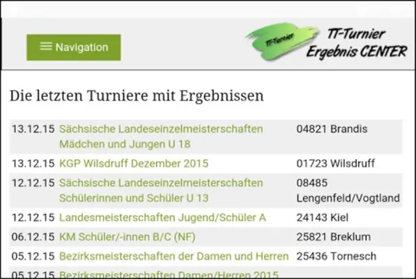 TT-Turnier ErgebnisCenter android App screenshot 4